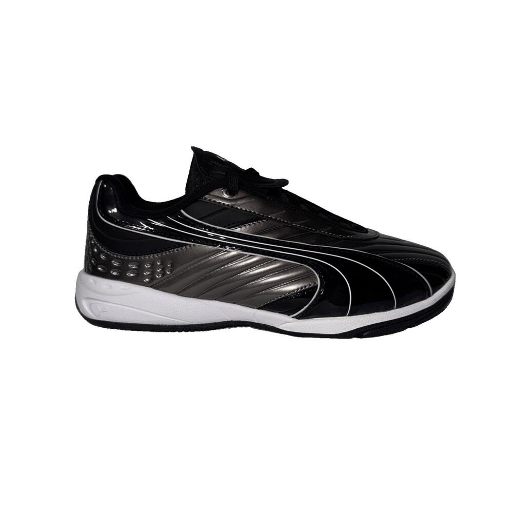 Puma V-S2 Goalgetter Youth Size 5 Silver Black Athletic Soccer Sneaker 403282-03